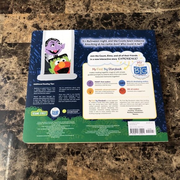 Happy Halloween! 123 Sesame Street Board Book 2014 My First Big Storybook - Picture 2 of 8